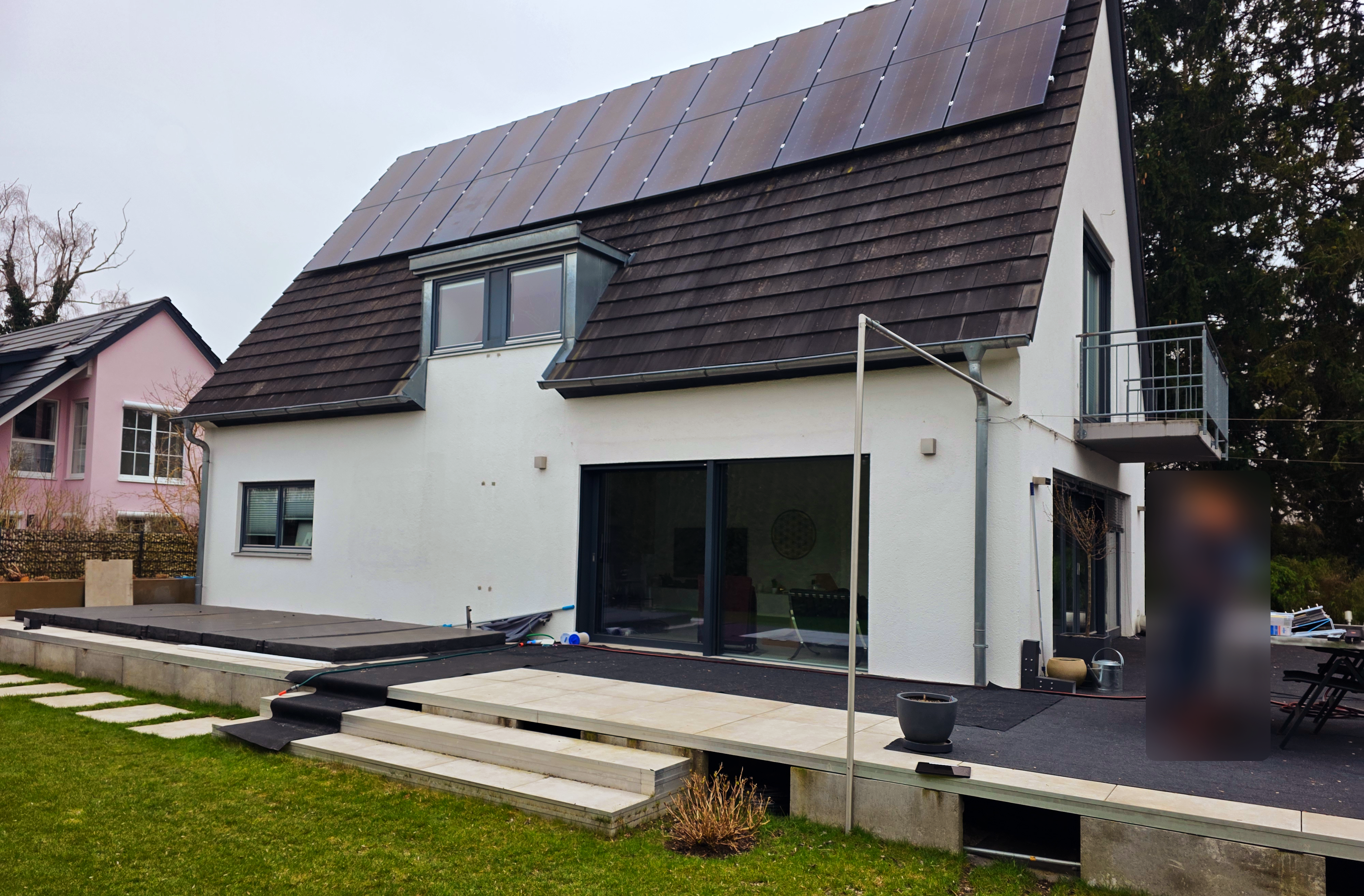 Terrasse zu Projektbeginn